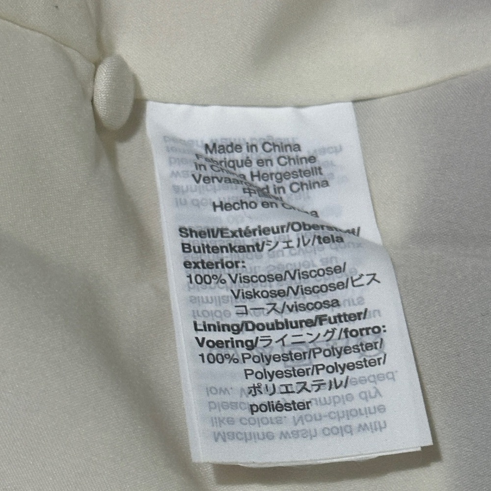 197 Madewell | EUC Ivory Floral Cap‑Sleeve Button‑Front Midi Dress (Size 2) - Picture 9 of 15